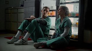 Eddie Redmayne and Jessica Chastain in The Good Nurse