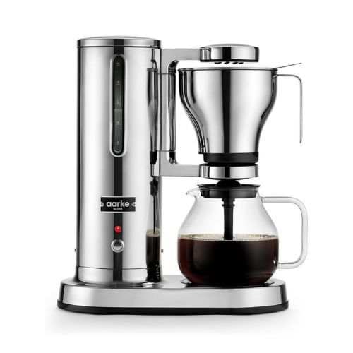 Silver Aarke coffee maker