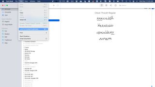 Find duplicate fonts on macOS