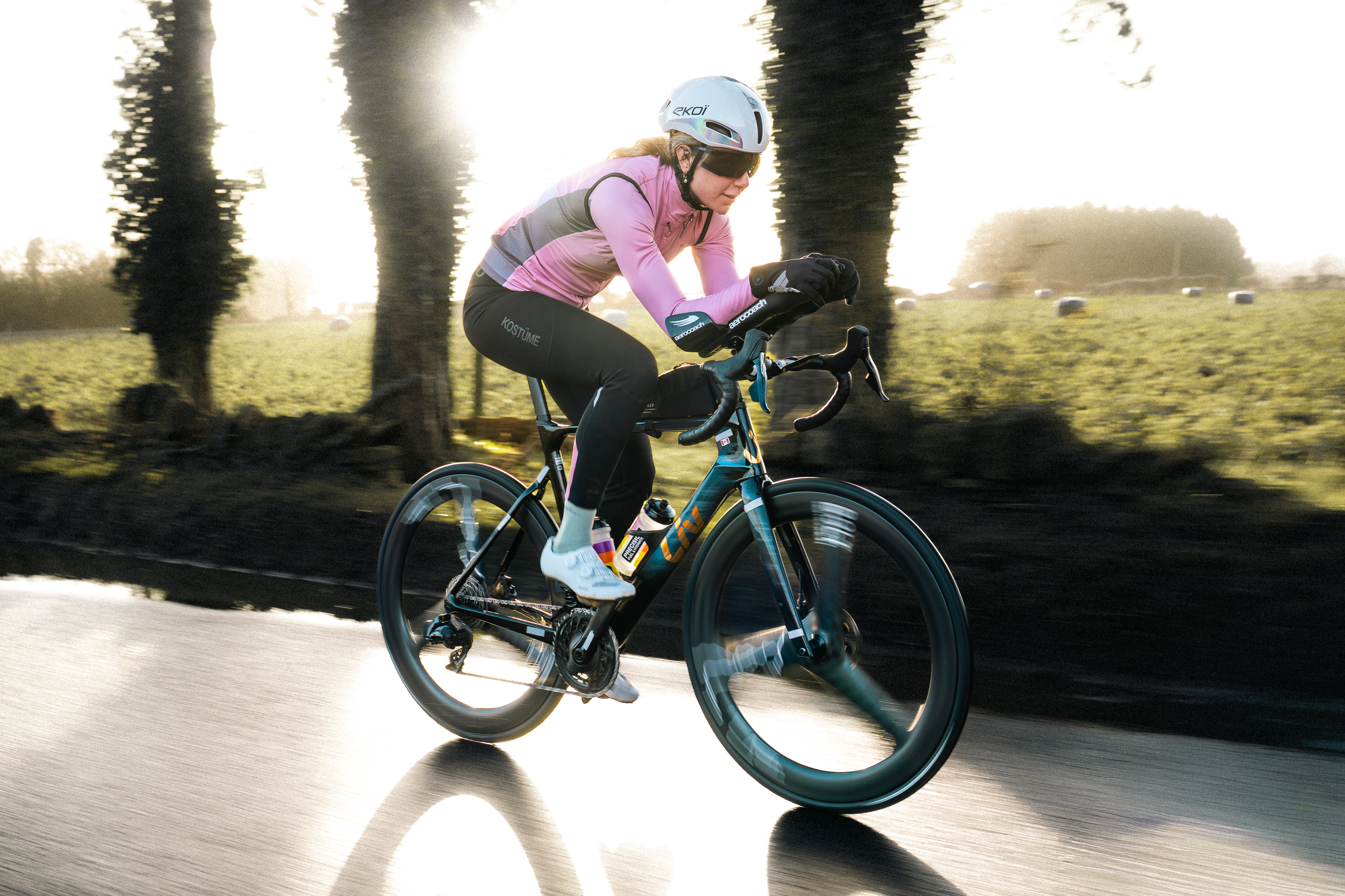 Dr Sarah Ruggins with a Liv bike