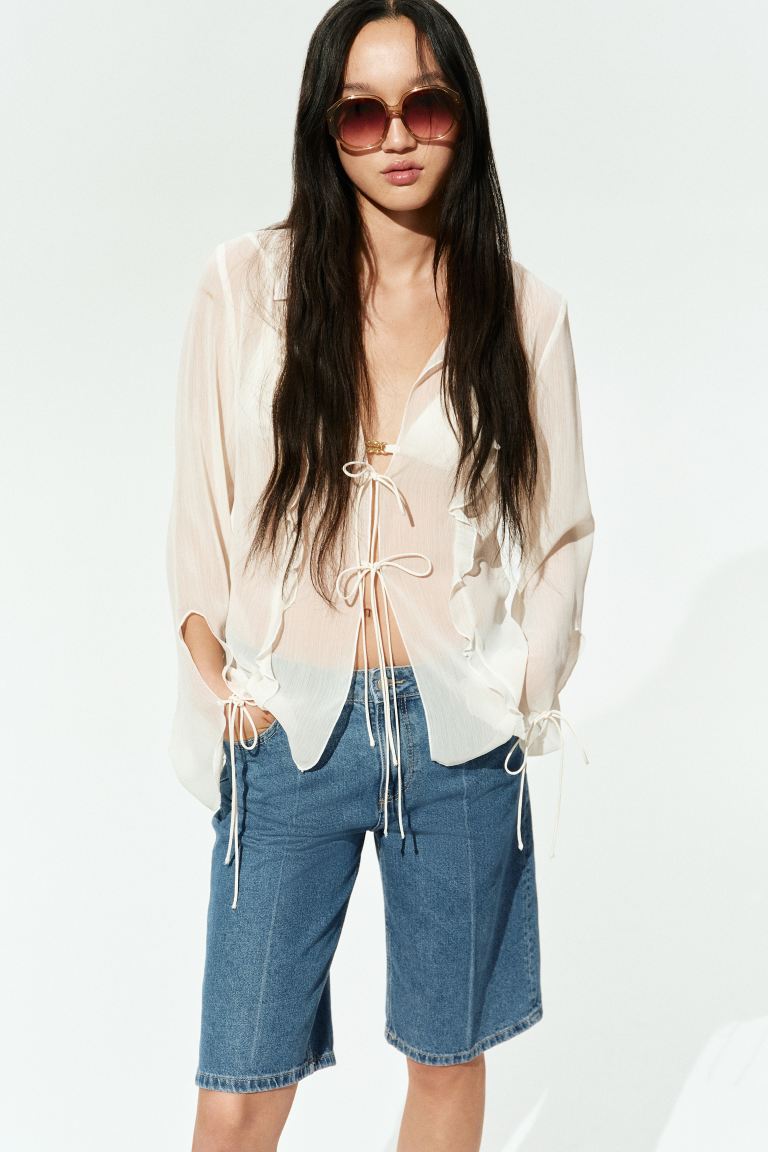 Bermuda Regular Denim Shorts