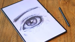 The best drawing tablets for animation; a photo of the Samsung Galaxy Tab S8 Ultra, one of the best tablets for animation