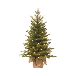 Nordic Spruce Lighted Faux Spruce Christmas Tree