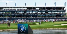 BMW Championship 18th green and grandstand