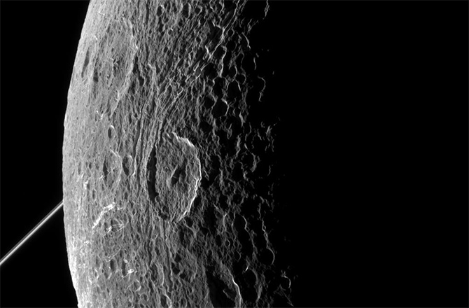 Cassini Image of Dione