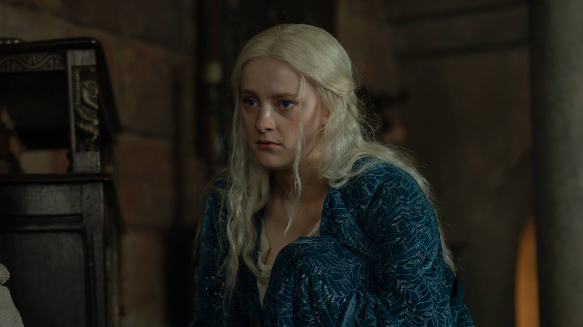 Phia Saban as Helaena Targaryen in House of the Dragon season 3 episode 5