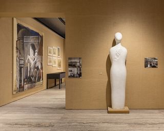 Installation view of ‘Post Zang Tumb Tuuum. Art Life Politics: Italia 1918–1943’ at Fondazione Prada, Milan