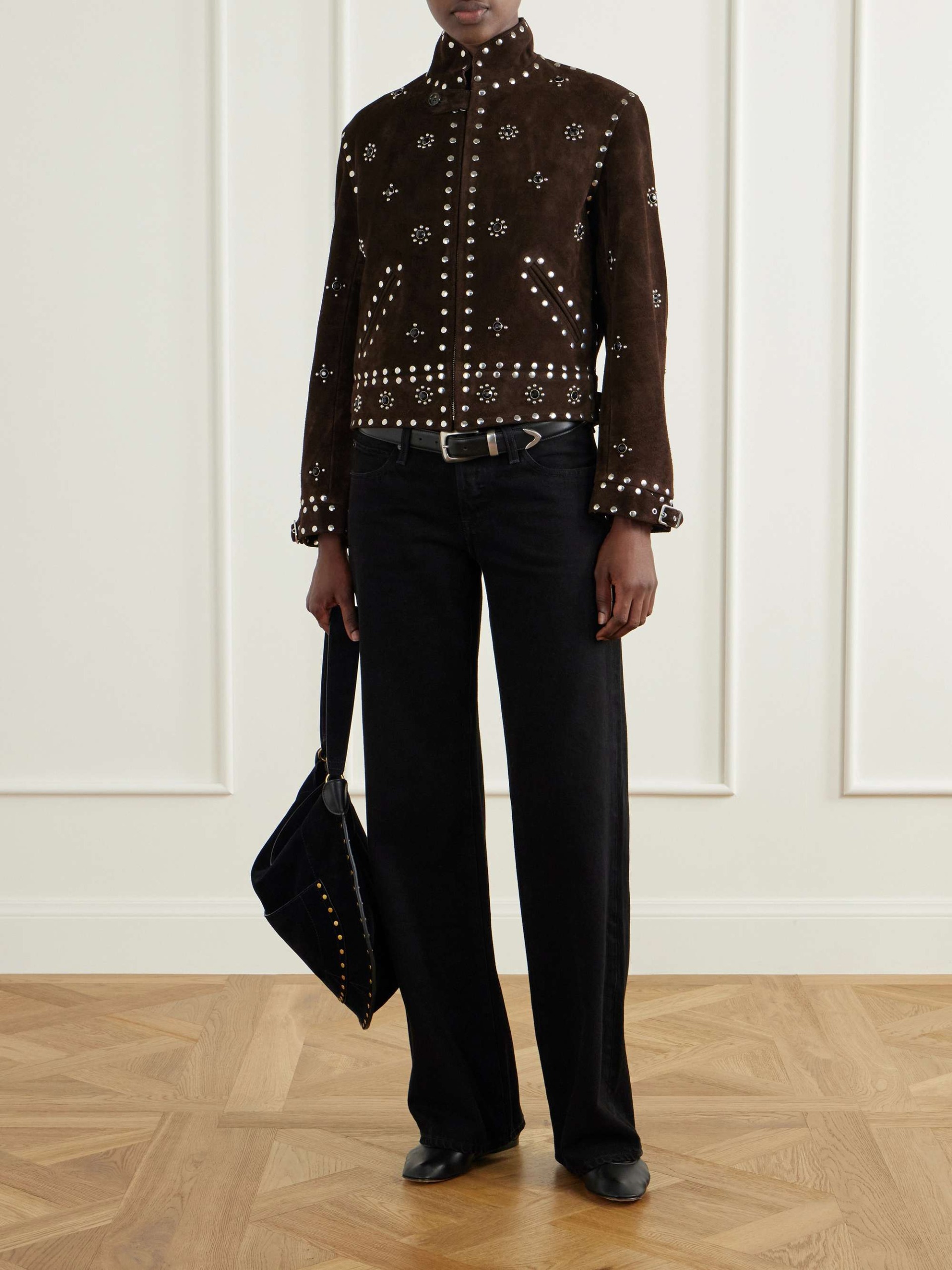 Howard Studded Suede Jacket