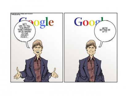 Google's privacy gag