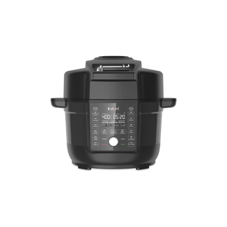 An Instant Pot Duo Crisp with Ultimate Lid against a white background