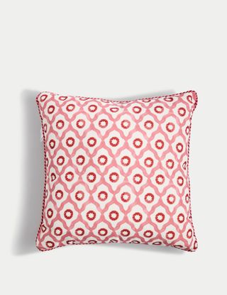 Set of 2 Geometric Outdoor Cushions