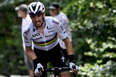 Julian Alaphilippe riding at the Tour de France 2021