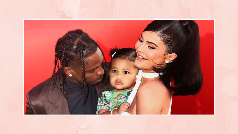 Kylie Jenner, Travis Scott and their daughter Stormi Webster