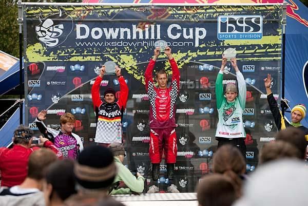 Elite men's podium