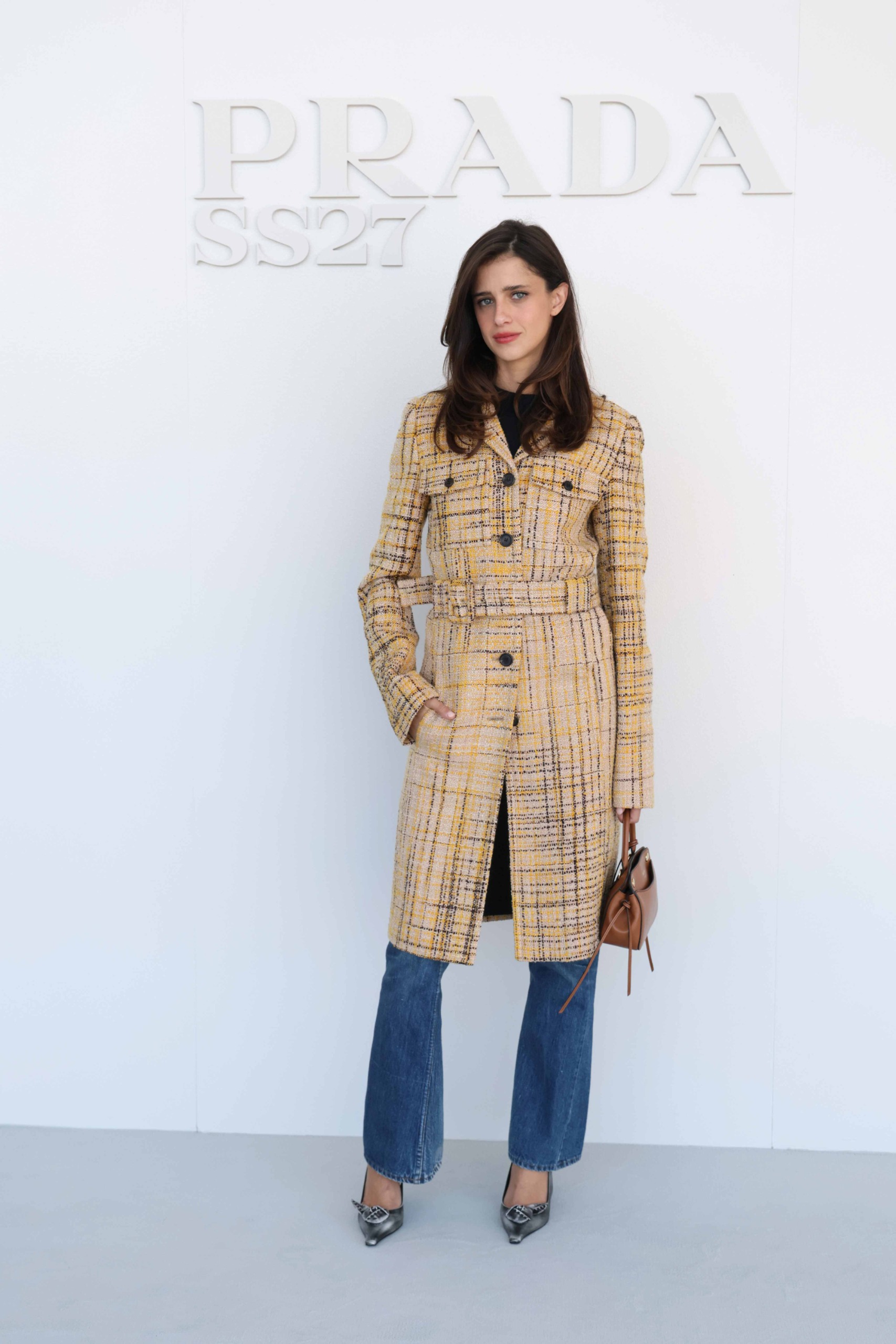 Benedetta Porcaroli at the S/S 27 Prada show.