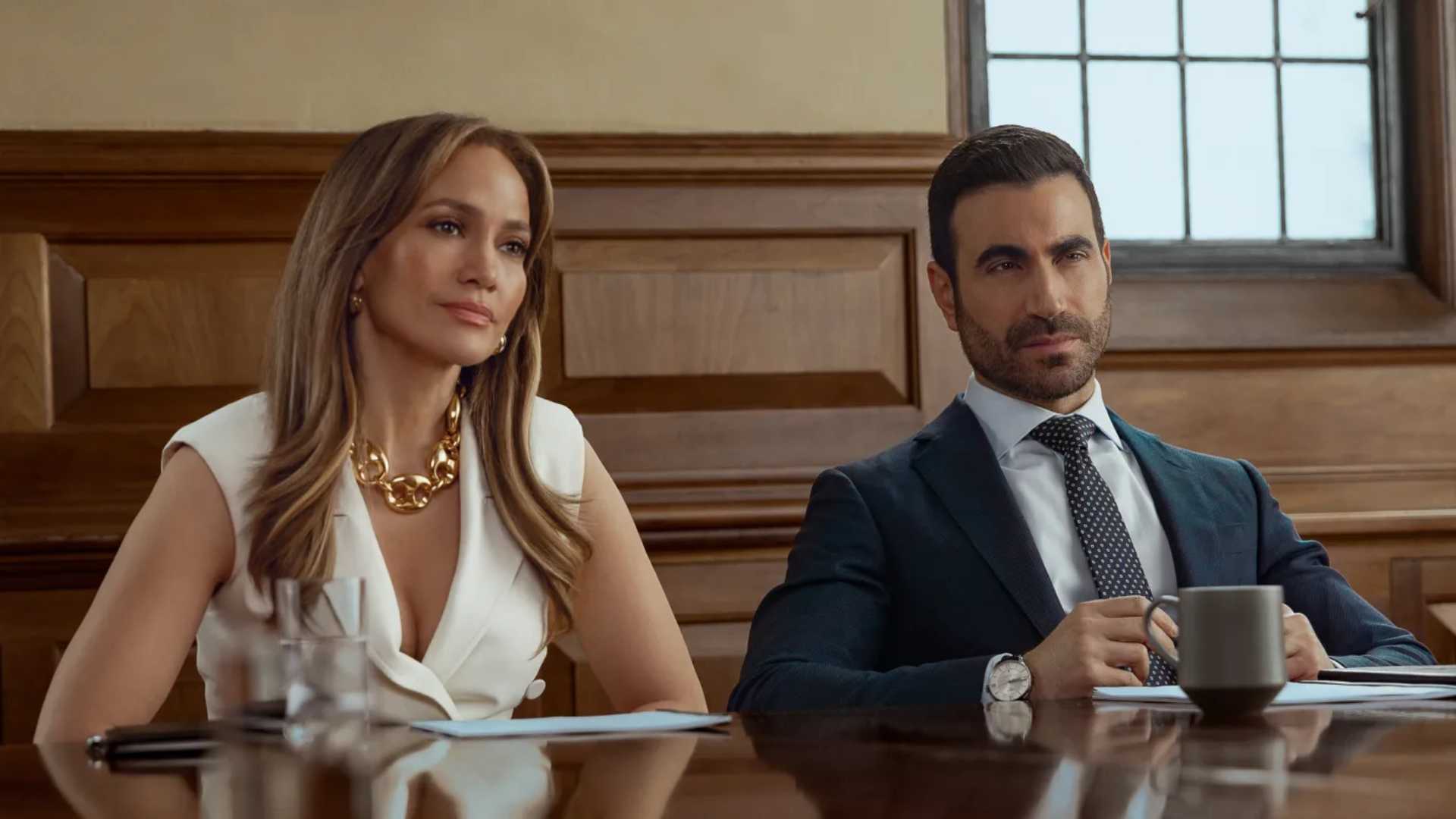 Jennifer Lopez and Brett Goldstein in Office Romance