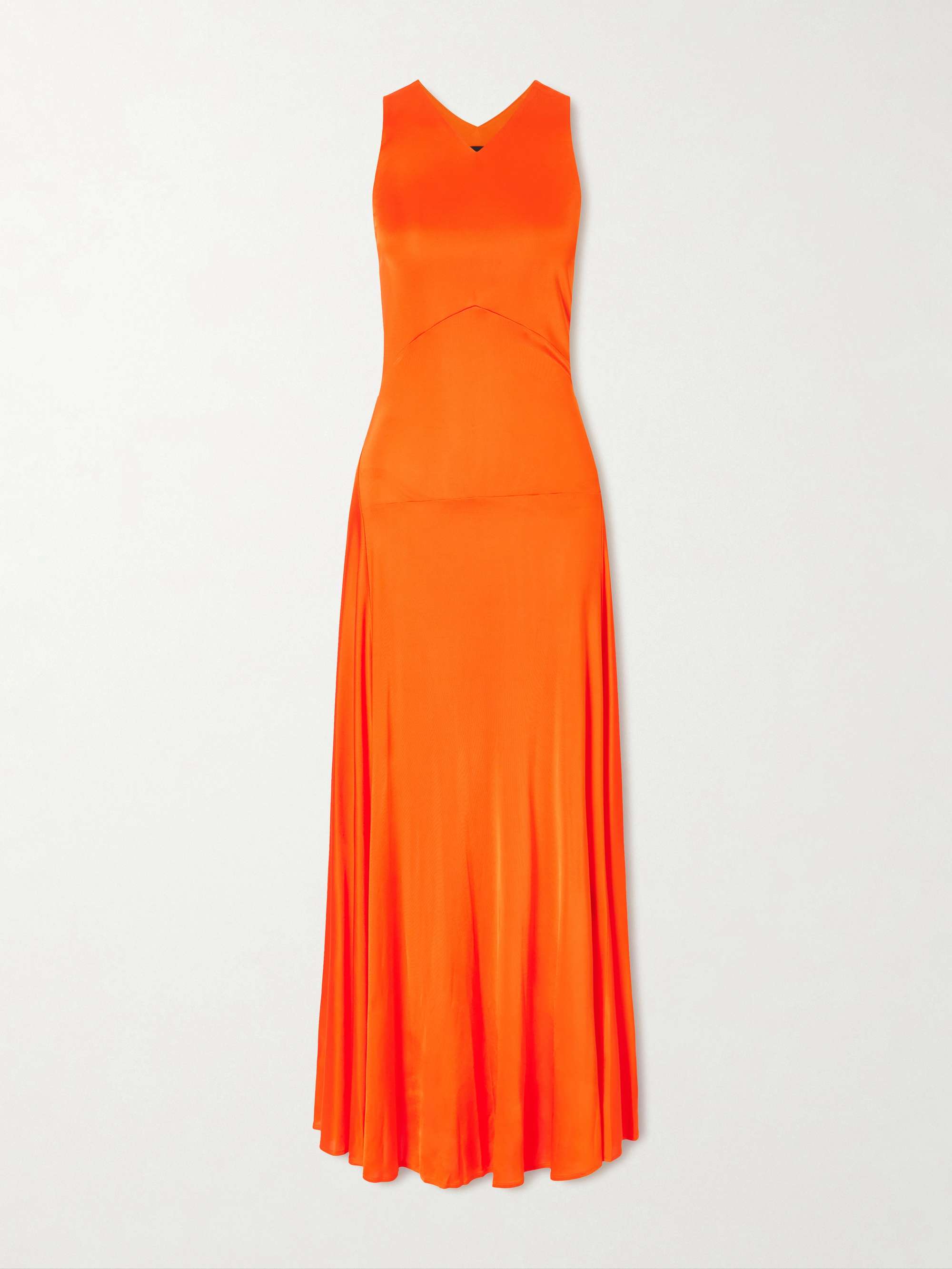 Naia Satin-Jersey Maxi Dress