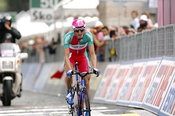 Marzio Bruseghin (Lampre-Fondital) had a storming ride to move up in the GC.