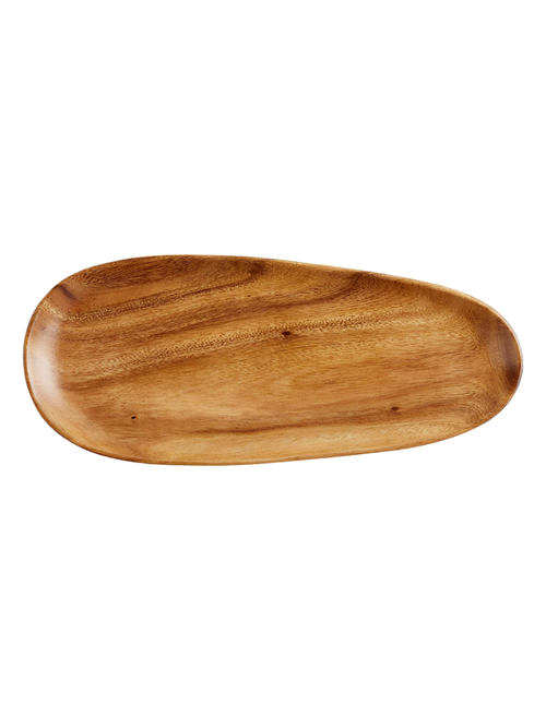 Tondo Acacia Wood Long Oblong Platter