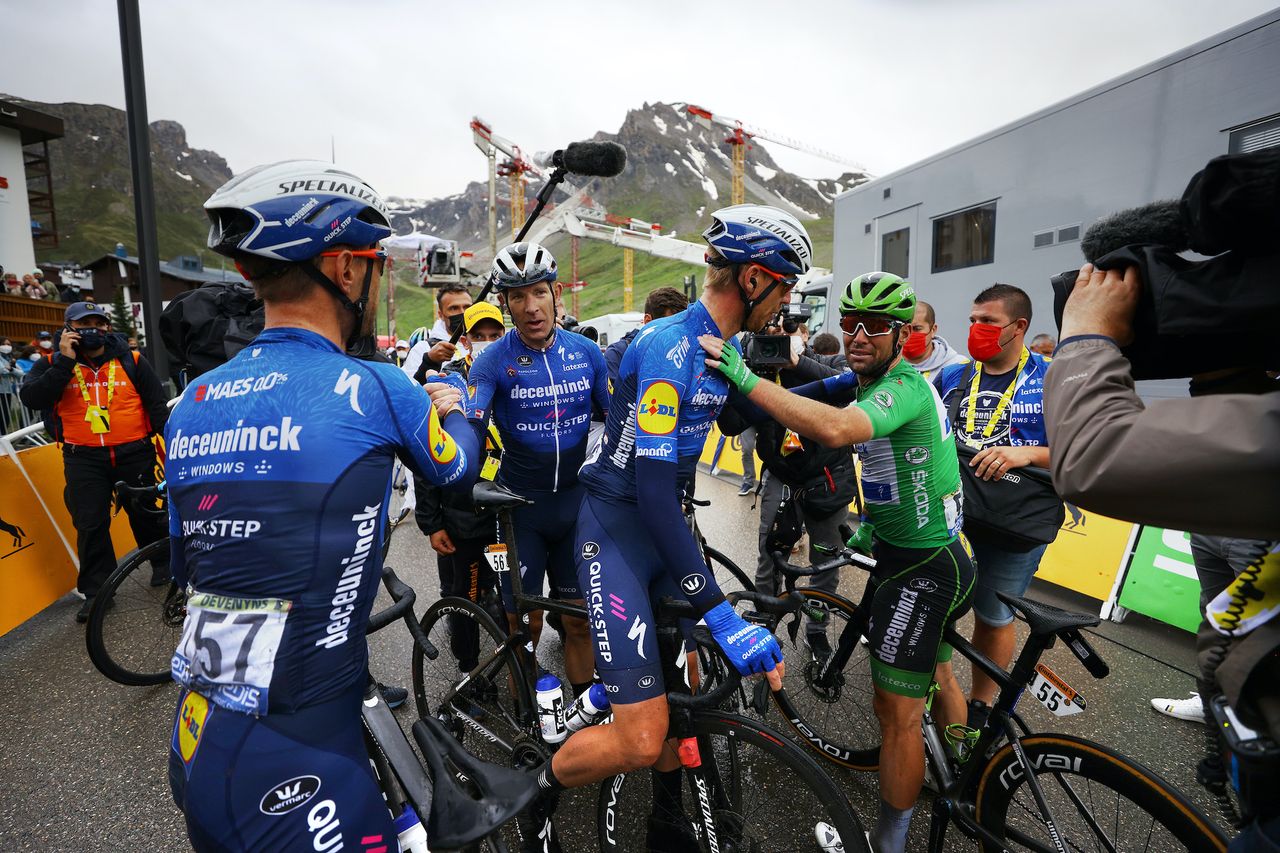 Mark Cavendish on stage nine of the 2021 Tour de France