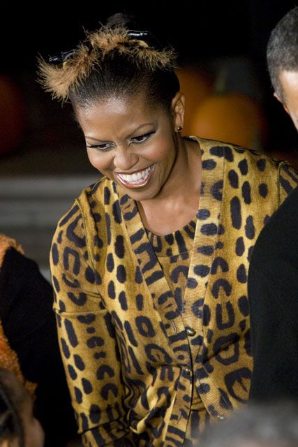 Michelle Obama - Halloween - Celebrity News - Marie Claire