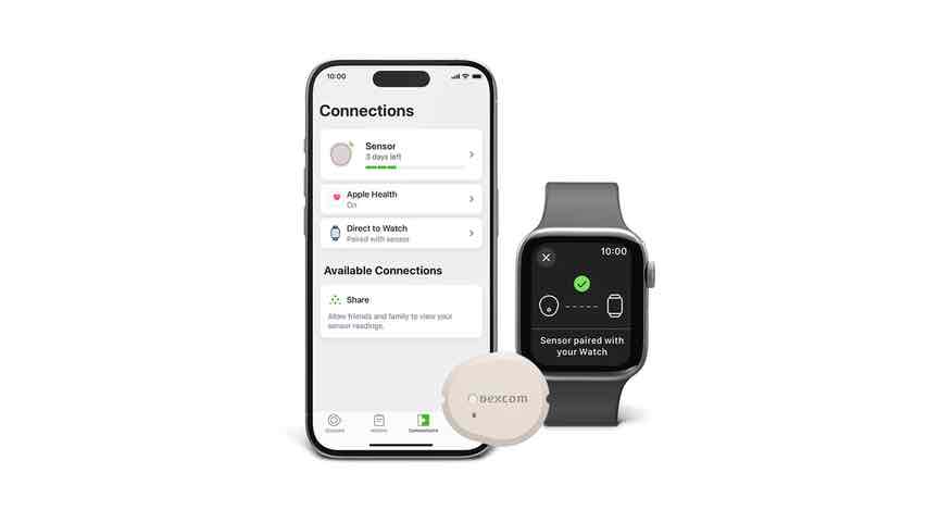 Dexcom G7 Direct to Apple Watch, iPhone, Sensor