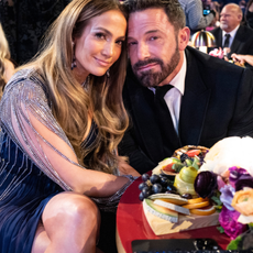 Jennifer Lopez and Ben Affleck seen during the 65th GRAMMY Awards at Crypto.com Arena on February 05, 2023 in Los Angeles, California