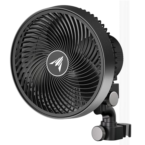 Ac Infinity Cloudray S9, Grow Tent Clip Fan 9&amp;rdquo; With Redesigned Long-Life Ec Motor, Custom 10 Dynamic Wind Speeds and 10-Level Oscillation, Weatherproof Ip-54, for Hydroponics Circulation Cooling