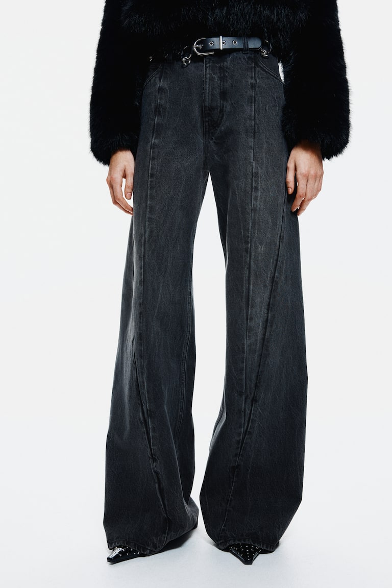 Seam-Detail Jeans