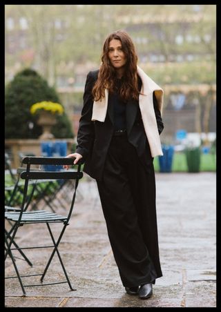 Sara Holzman in Bryant Park