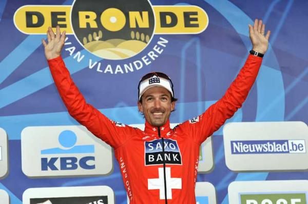 Fabian Cancellara, winner of the 2010 Tour of Flanders.