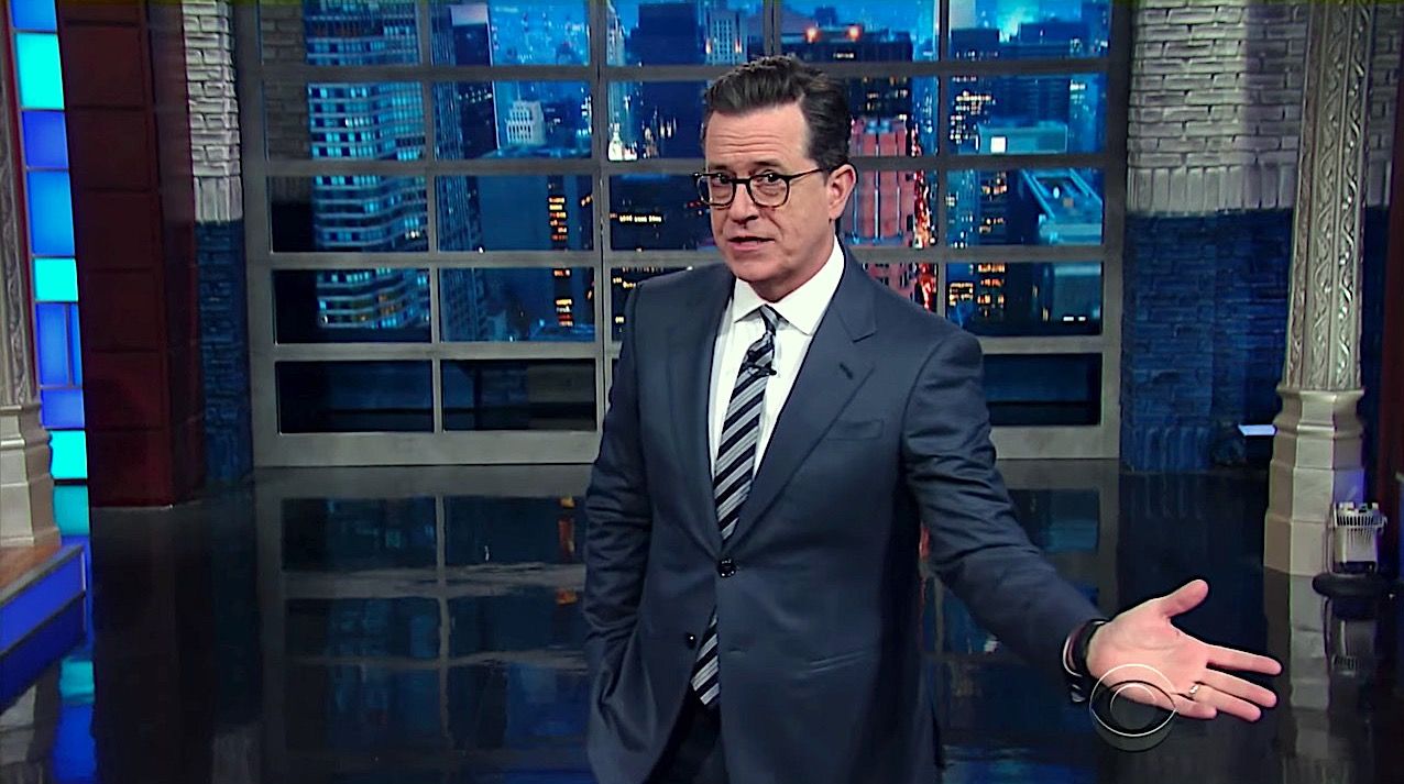 Stephen Colbert talks about Andy Puzder&amp;#039;s withdrawal