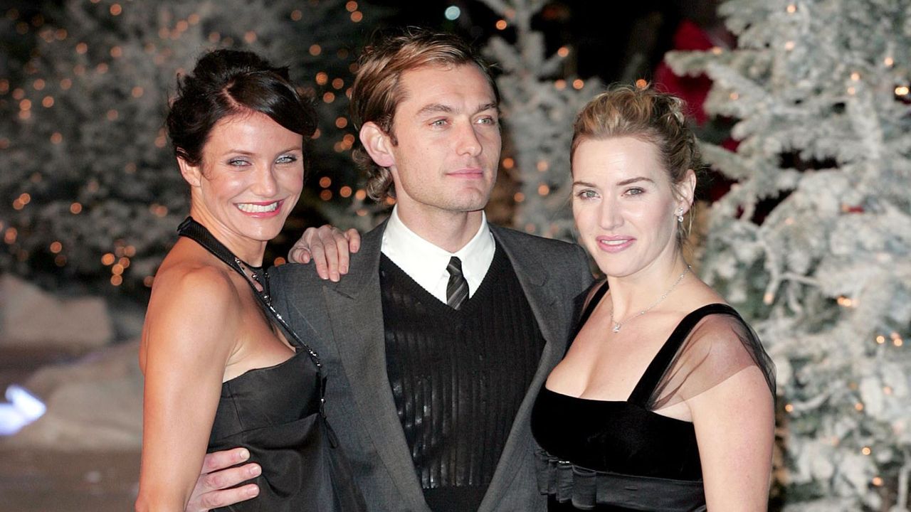 Cameron Diaz, Jude Law and Kate Winslet attend the London premiere of &#039;The Holiday&#039;