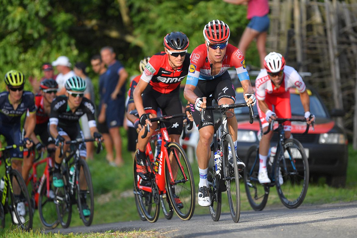 Bob Jungels on the move at the Tour de Pologne