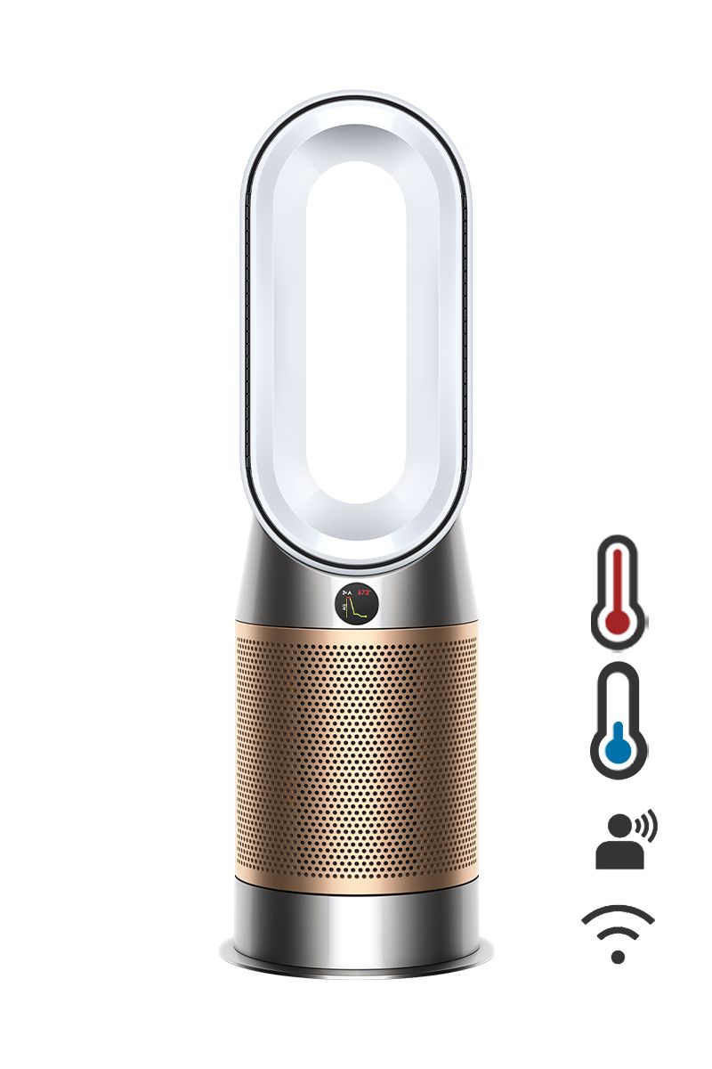 Dyson Purifier Hot+cool&amp;trade; Hp09 Formaldehyde Purifying Fan Heater (white/gold)