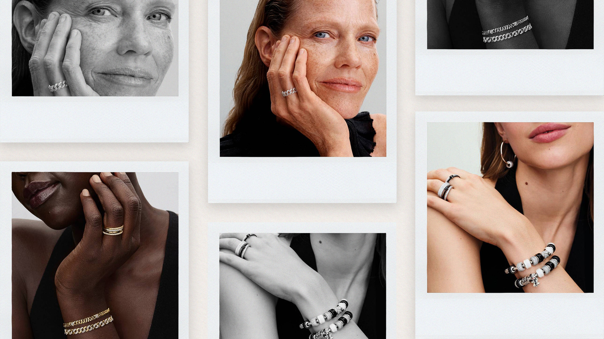 Pandora Collage of Campaign Assets
