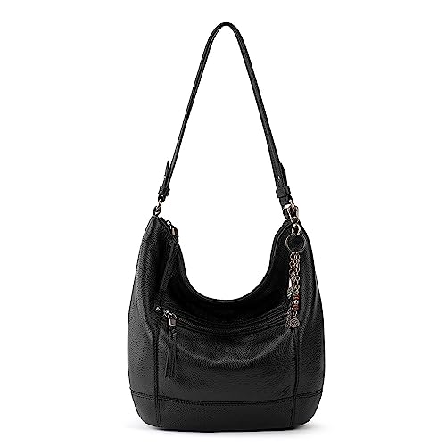 The Sak Sequoia Leather Hobo Bag - Large Slouchy Shoulder Purse, Zip Pocket