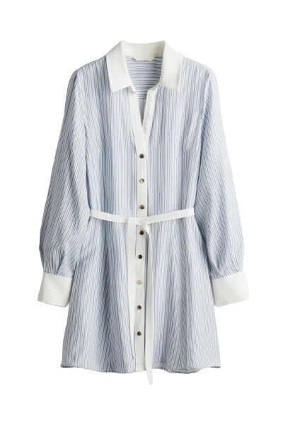 H&M, Tie-Belt Shirt Dress