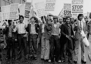 Anti-racist protest in Tower Hamlets, 1970s