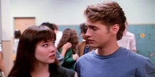 Shannen Doherty and Jason Priestley on Beverly Hills, 90210