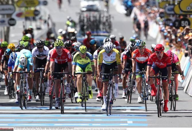Wouter Wippert (Drapac) realises he has won the stage