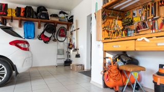 Clean and tidy garage