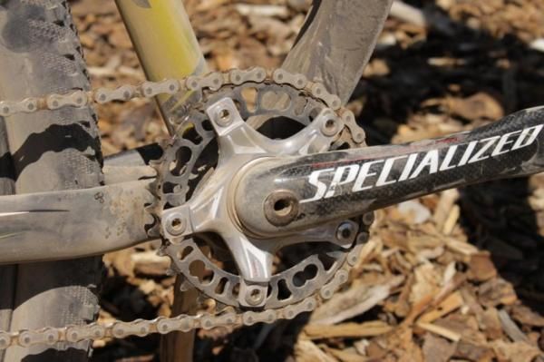 Another look at the Specialized's S-Works FACT OSBB crank with 110mm spider.
