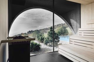 Peter Pichler Hotel Milla Montis sauna view