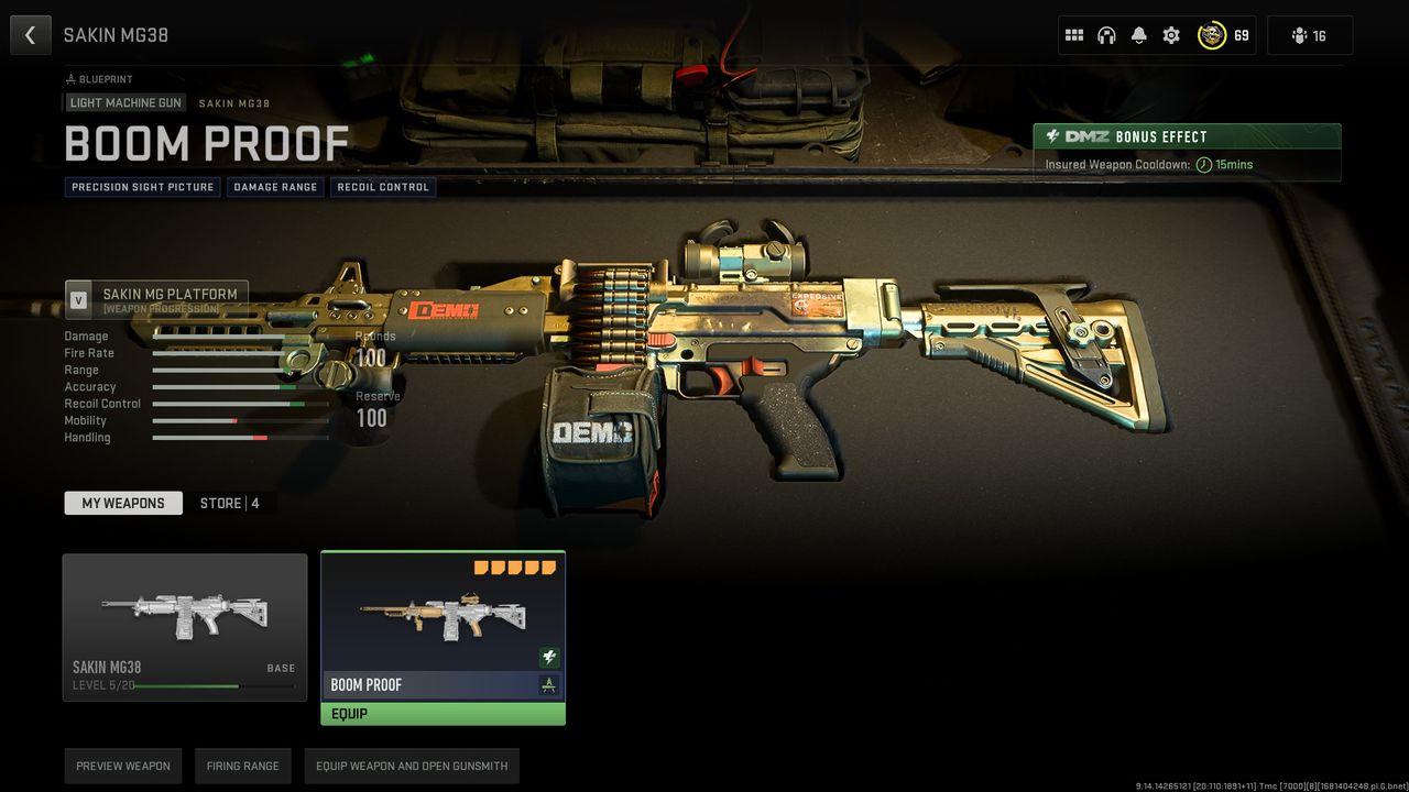 warzone 2 eod specialist dmz boost