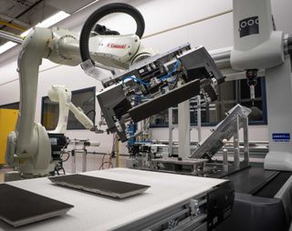 Christie ramped up manufacturing with robots for its MicroTiles LED.