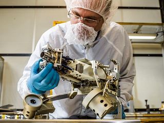 The cryogen servicing tool that's part of Robotic Refueling Mission-3, flying to the International Space Station Dec. 4.