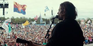 Jackson Maine performing for an adoring crowd in A Star is Born