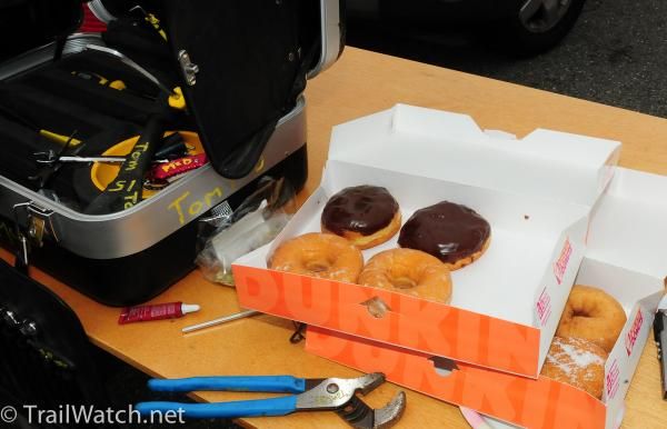 Bike mechanics eat a bit differently from the racers they work for
