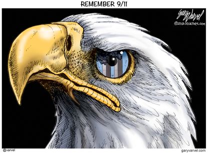 Editorial Cartoon U.S. September 11 remembrance
